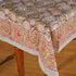 Block Printed Cotton Table Cover - 110 x 110 cms